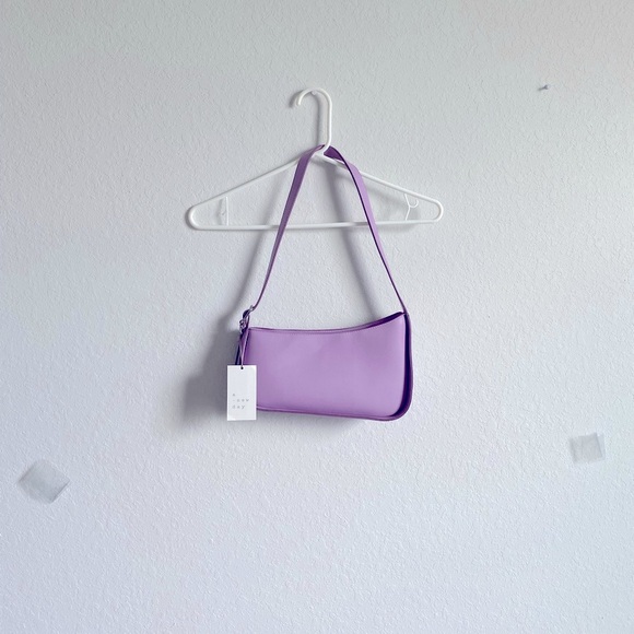A New Day Isometrical Handbag with AdjustableStrap.  Color Purple,  Trendy, NWT - Picture 2 of 12